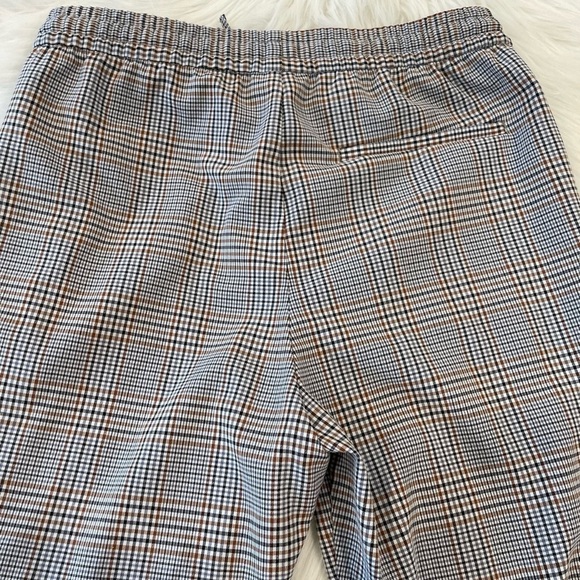 H&M | Pull on drawstring plaid trousers - Size small - Picture 10 of 11